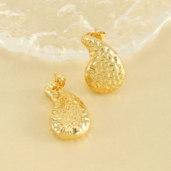 Cross-border high-end hammer bead  beads stainless steel