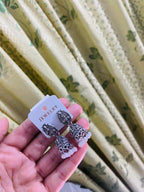 Antique oxidized jhumka earing