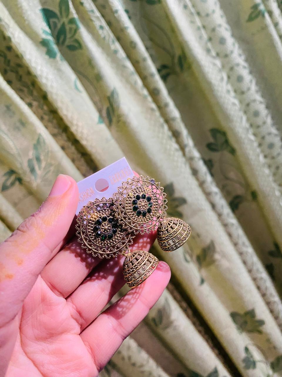 Kashmiri Jhumka earings