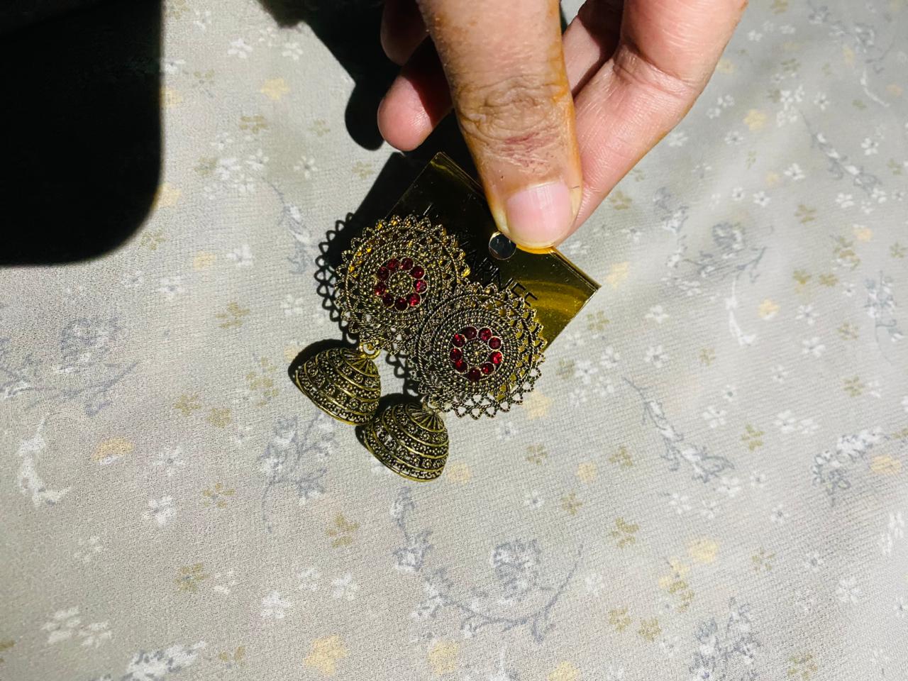 Kashmiri Jhumka earings