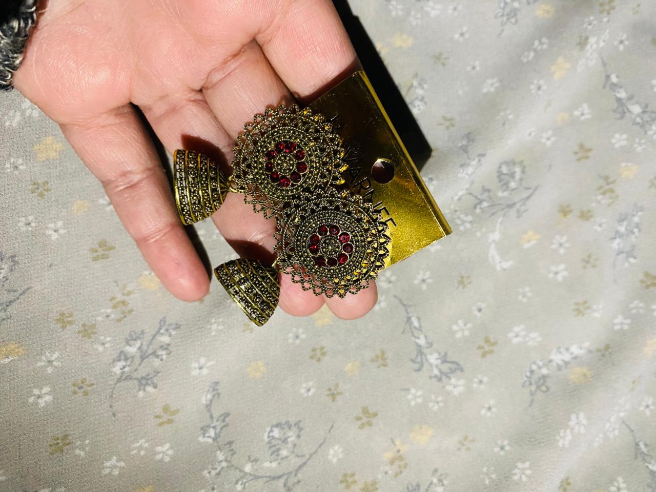 Kashmiri Jhumka earings