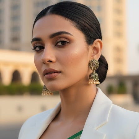 Statement Jhumka Earrings
